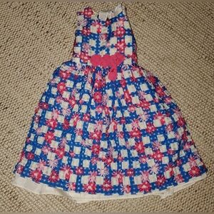 3T Colorful Floral Sleeveless Dress